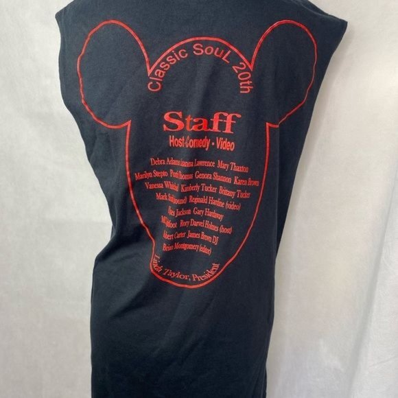 Walt Disney world Mickey Mouse tank top black classic soul Medium NWT - Picture 4 of 9